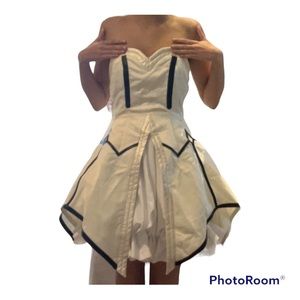 Fluffy, layered, vintage dress